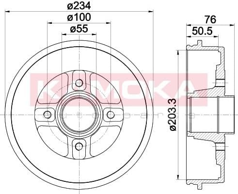 Brake Drum 104020