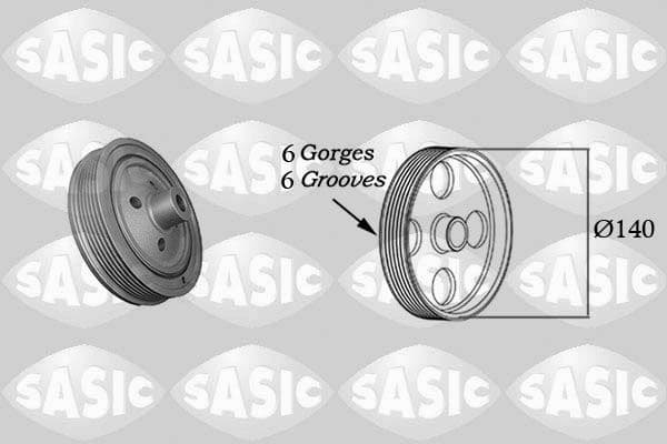 Belt Pulley, crankshaft 2156055