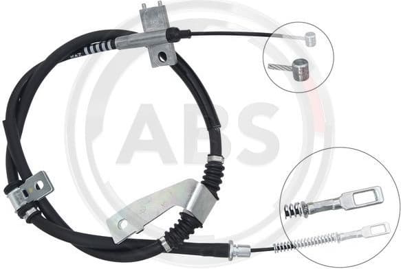 Cable Pull, parking brake K10397