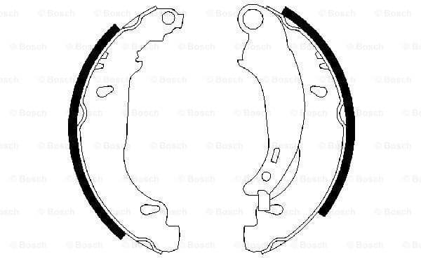Brake Shoe Set 0986487568