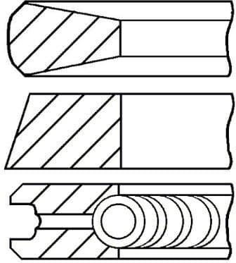 Piston Ring Set 08-215200-10