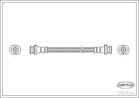 Brake Hose 19034348