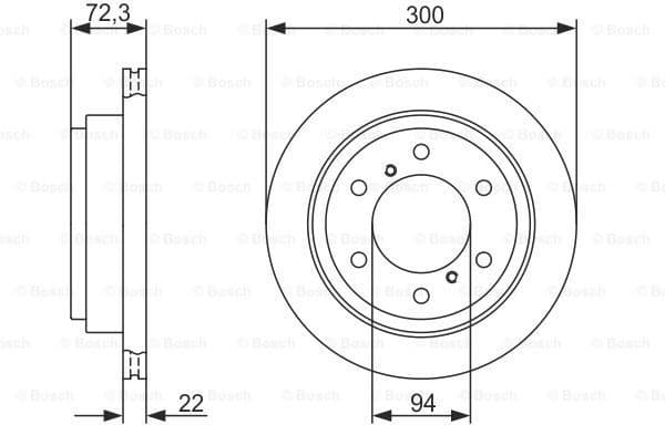 Brake Disc 0986479373 - image 5