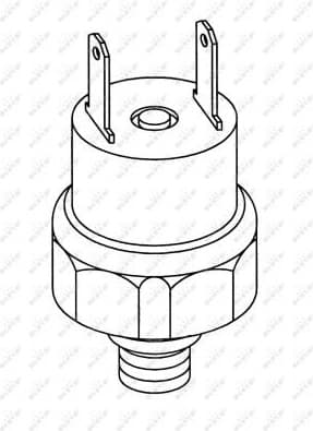 Pressure Switch, air conditioning EASY FIT 38914