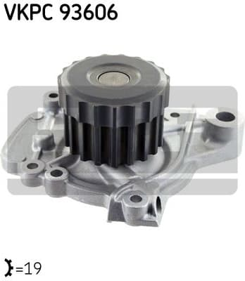 Water Pump, engine cooling VKPC 93606