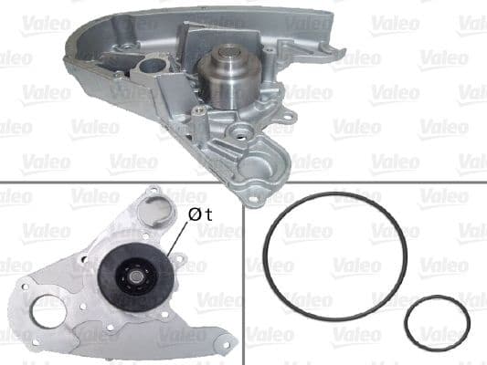 Water Pump, engine cooling 506864