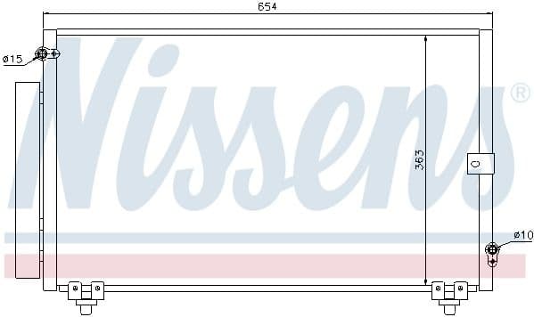 Condenser, air conditioning 940013