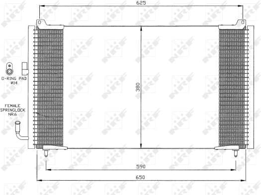 Condenser, air conditioning 35378