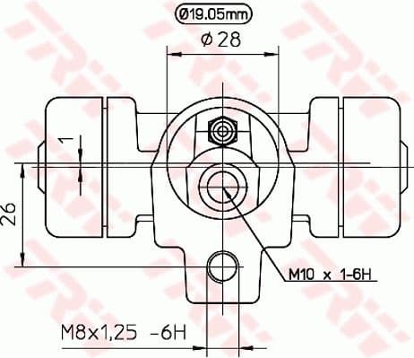 Wheel Brake Cylinder BWD138 - image 2