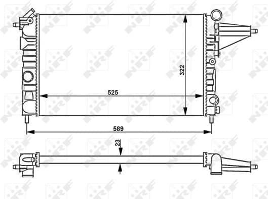 Radiator, engine cooling 58775 - image 2