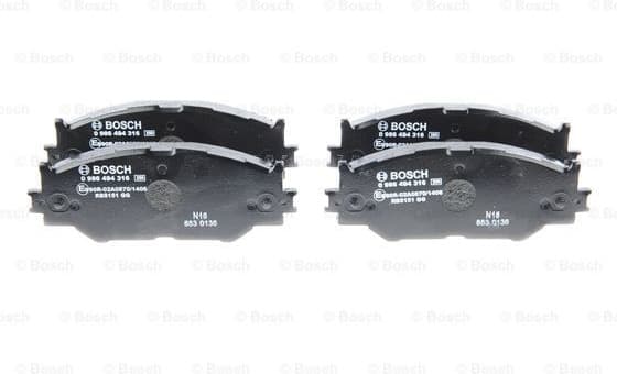 Brake Pad Set, disc brake 0986494316