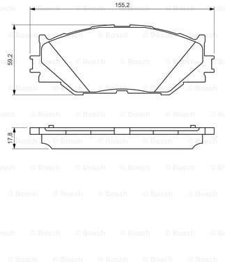 Brake Pad Set, disc brake 0986494316 - image 7