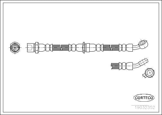 Brake Hose 19032352