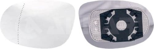 Mirror Glass, exterior mirror 6401533