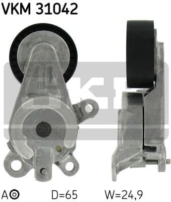 Belt Tensioner, V-ribbed belt VKM 31042