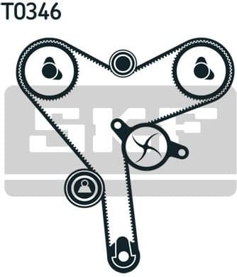 Timing Belt Kit VKMA 91704 - image 2