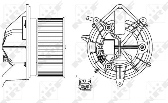 Interior Blower EASY FIT 34157