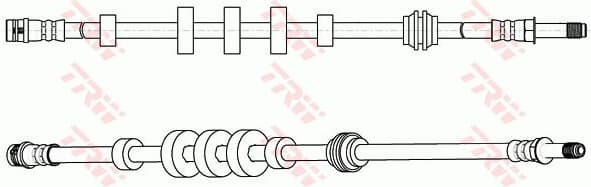 Brake Hose PHB617 - image 2