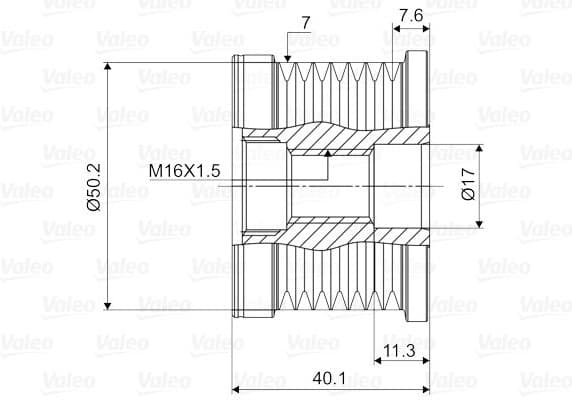 Freewheel clutch alternator 588100 - image 4