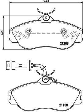 Brake Pad Set, disc brake PRIME LINE P85018