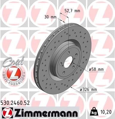 Brake Disc SPORT BRAKE DISC Z 530.2460.52