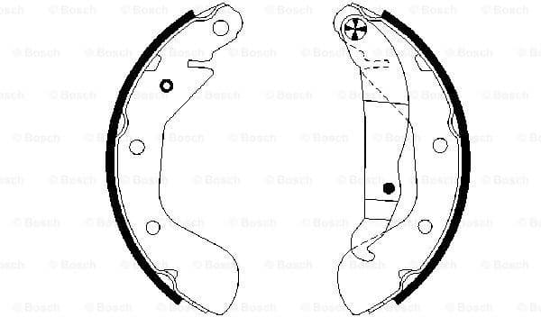 Brake Shoe Set 0986487614