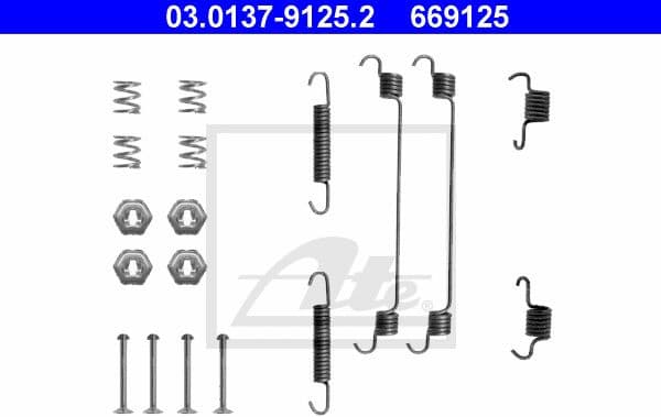 Accessory Kit, brake shoes 03.0137-9125.2