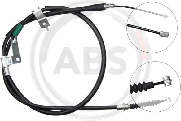 Cable Pull, parking brake K19538