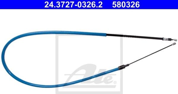Cable Pull, parking brake 24.3727-0326.2 - image 2
