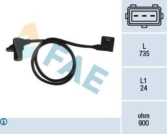 Sensor, crankshaft pulse 79038
