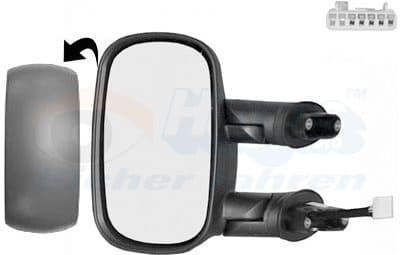 Exterior Mirror * HAGUS * 1636807 - image 2
