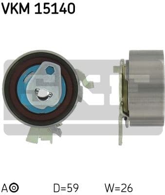 Tensioner Pulley, timing belt VKM 15140