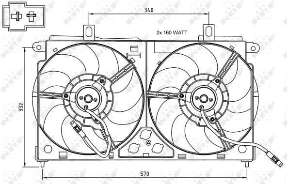Fan, engine cooling 47048