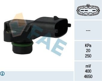 Sensor, intake manifold pressure 15123