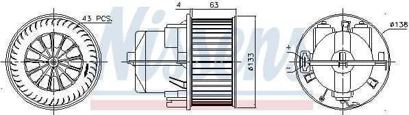 Interior Blower 87223 - image 2