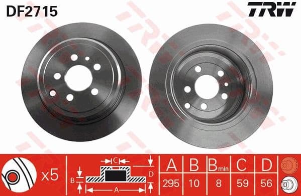 Brake Disc DF2715