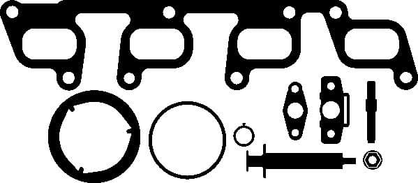 Turbocharger mounting kit 286.180