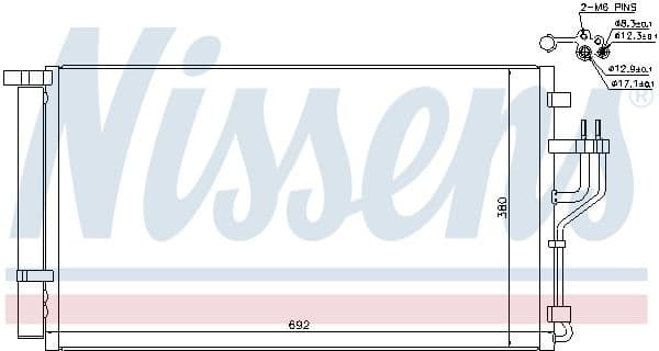 Condenser, air conditioning ** FIRST FIT ** 940351