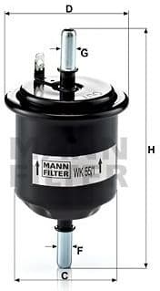 Fuel Filter WK55/1