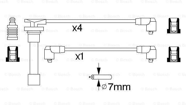Ignition Cable Kit 0986356799 - image 5