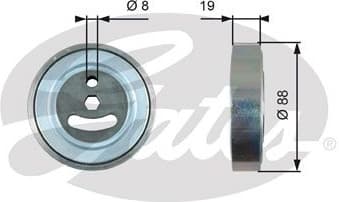 Tensioner Pulley, V-ribbed belt DriveAlign™ T39225