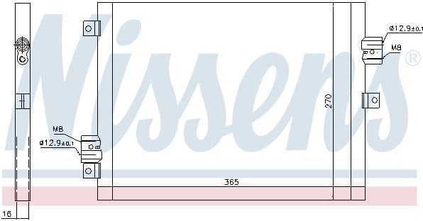 Condenser, air conditioning ** FIRST FIT ** 940190