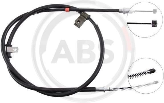 Cable Pull, parking brake K14878
