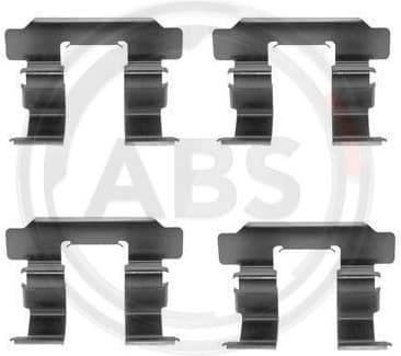 Accessory Kit, disc brake pad 1251Q