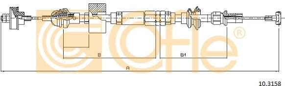 Cable Pull, clutch control 10.3158