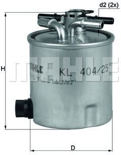Filter diesel fuel KL404/25
