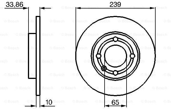 Brake Disc 0986478620 - image 5