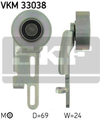 Belt Tensioner, V-ribbed belt VKM 33038