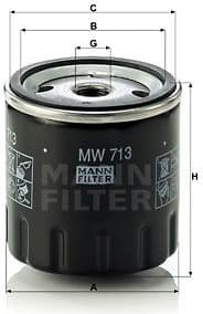 Oil Filter MW713
