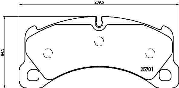 Brake Pad Set, disc brake PRIME LINE P65033